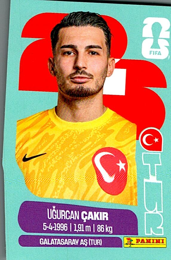 STICKERS FIFA WORLD CUP 2026 UGURCAN CAKIR NºTUR 2