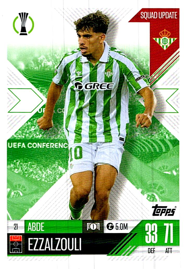 Match Attax Extra 2025 Abde Ezzalzouli nº21