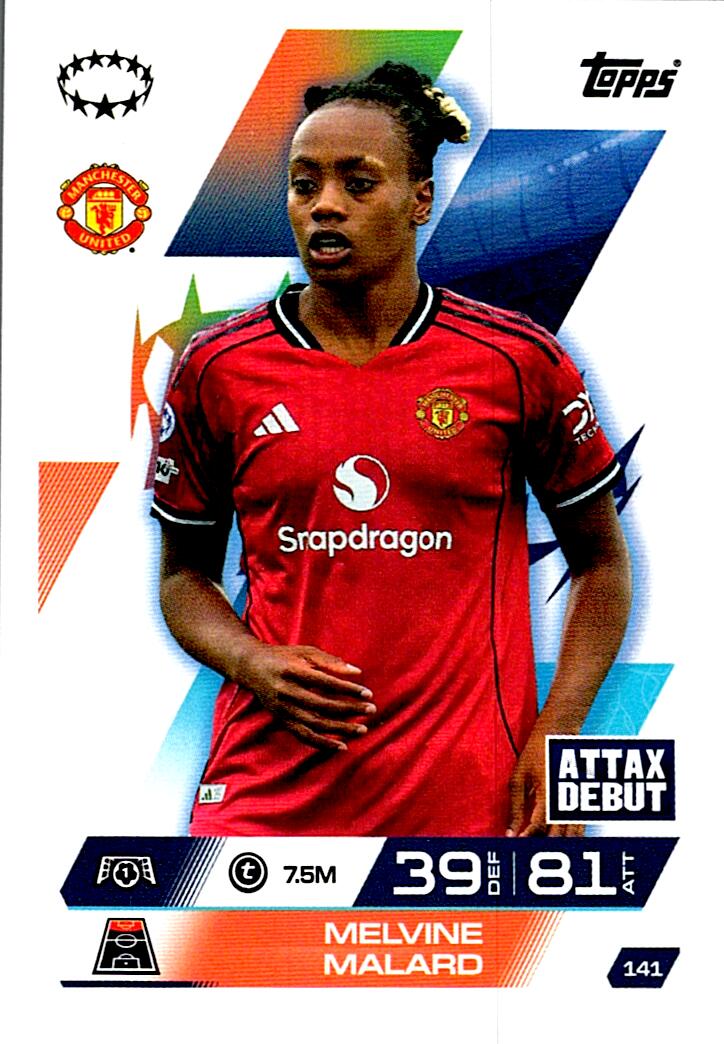 TOPPS MATCH ATTAX EXTRA 2025/26 MELVINE MALARD Nº141