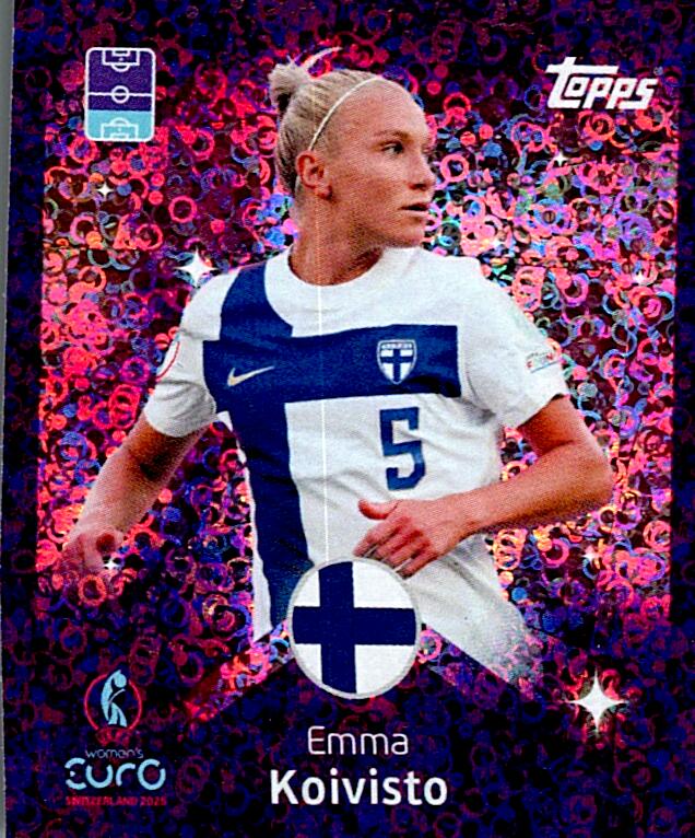 TOPPS WOMEN´S EURO SWITZERLAND 2025 EMMA KOIVISTO Nº161