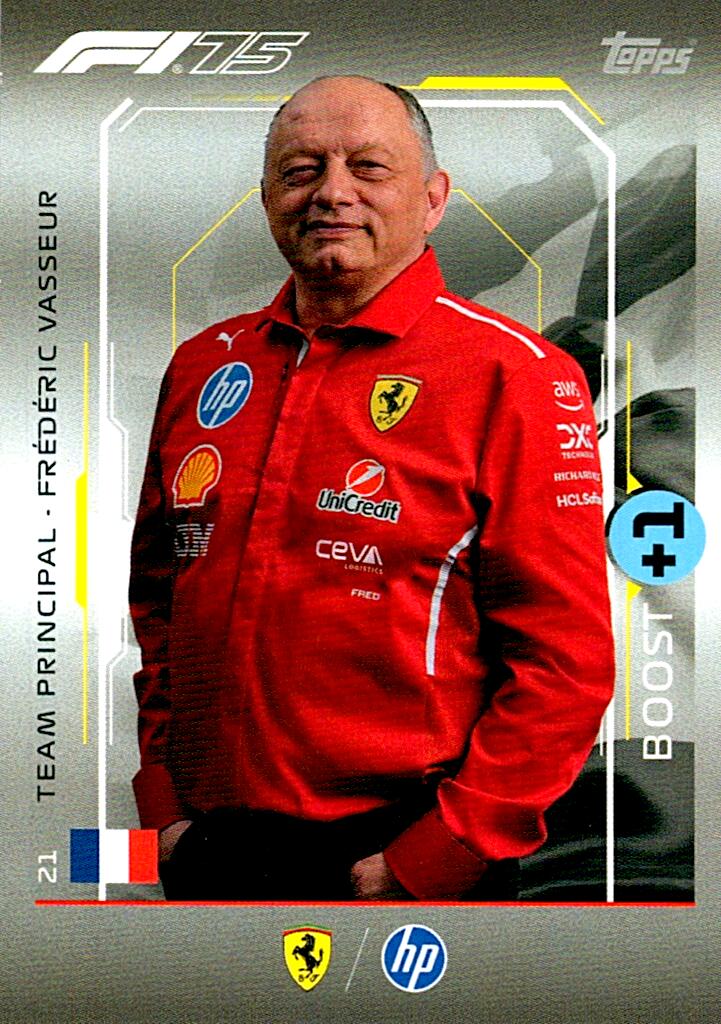 Turbo Attax 2025 FRÉDÉRIC VASSEUR nº21
