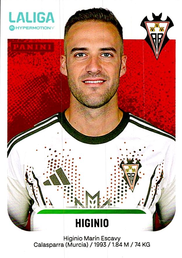 LALIGA HYPERMOTION 2025-26 HIGINIO ALBACETE Nº20