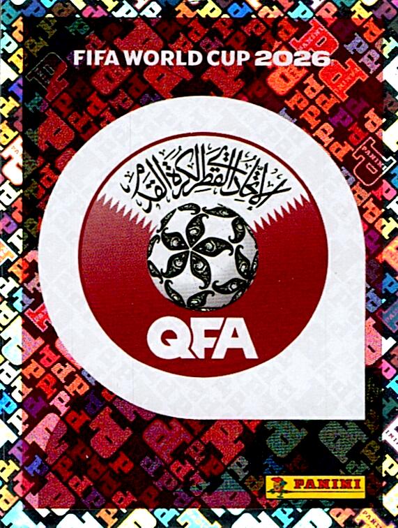 STICKERS FIFA WORLD CUP 2026 ESCUDO NºQAT 1