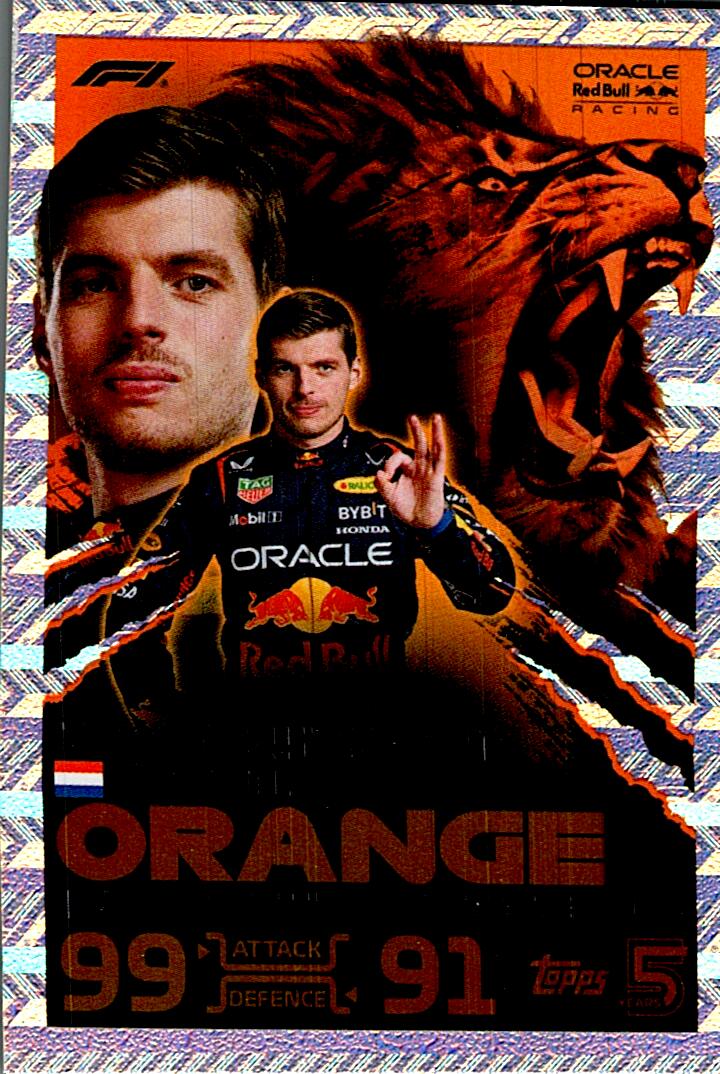 TOPPS TURBO ATTAX 2024 MAX VERSTAPPEN ORANGE LE1