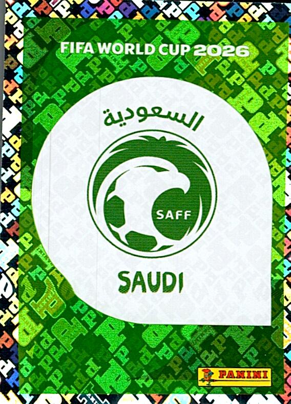 STICKERS FIFA WORLD CUP 2026 ESCUDO NºKSA 1
