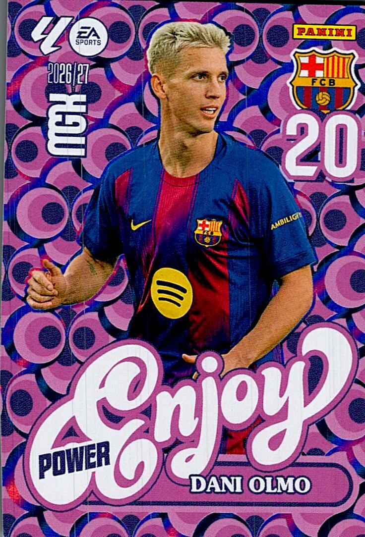 MEGACRACKS 2026/2027 ENJOY POWER DANI OLMO FC BARCELONA Nº381P
