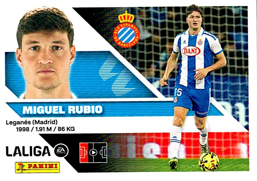 LIGA ESTE 2026/2027  RCD ESPAÑOL MIGUEL RUBIO Nº9
