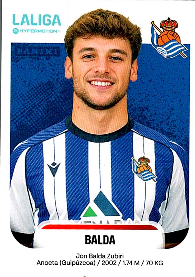 LALIGA HYPERMOTION 2025-26 BALDA REAL SOCIEDAD B Nº352A