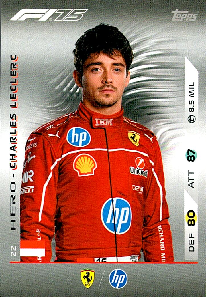 Turbo Attax 2025 CHARLES LECLERC nº22