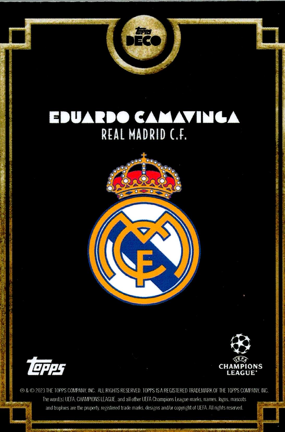 TOPPS DECO UCL 2022/2023 CAMAVINGA
