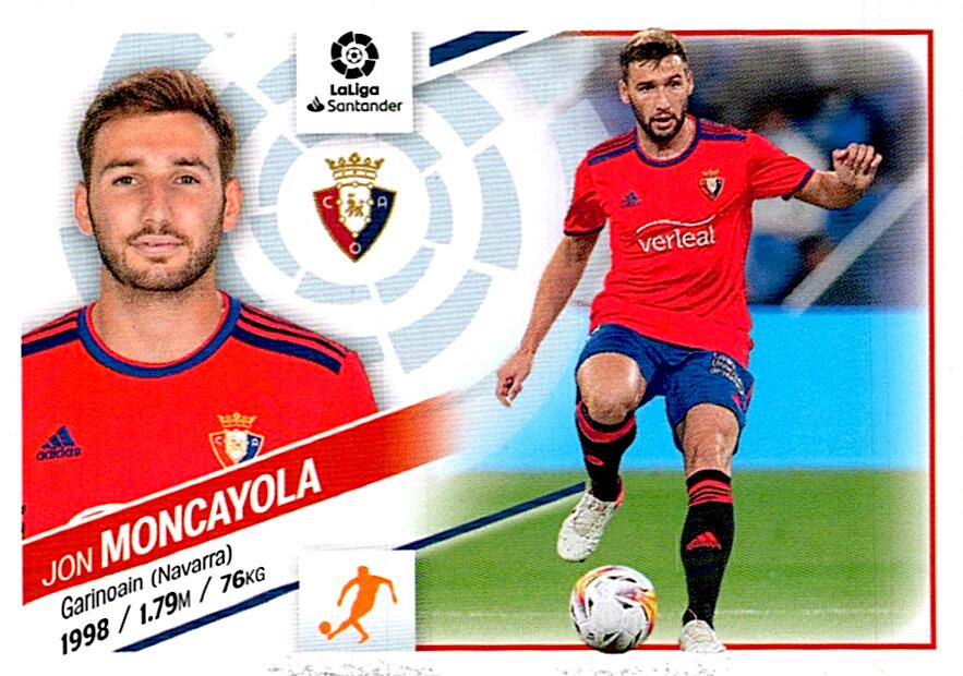Cromo Liga Este 2022/2023 MONCAYOLA CA OSASUNA Nº12