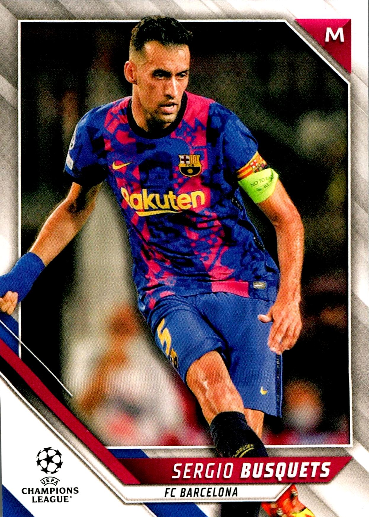 TOPPS UEFA CHAMPIONS LEAGUE 2021/2022 SERGIO BUSQUETS Nº60