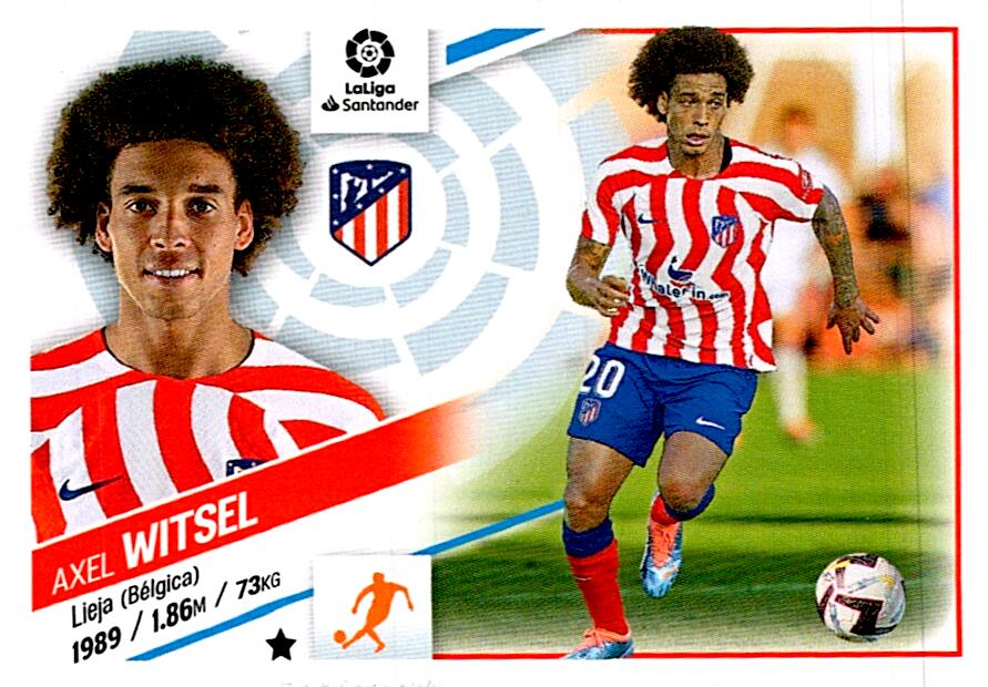 Cromo Liga Este 2022/2023 WITSEL ULTIMO FICHAJE Nº24 SEGUNDA EDICION