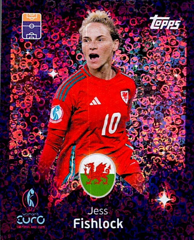 TOPPS WOMEN´S EURO SWITZERLAND 2025 JESS FISHLOCK Nº162