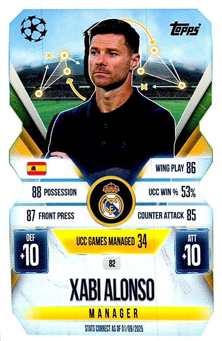 TOPPS MATCH ATTAX EXTRA 2025/26 XAVI ALONSO Nº82