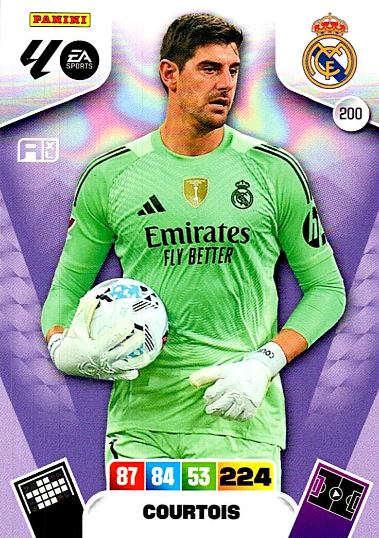 ADRENALYN LA LIGA 2025/2026 COURTOIS REAL MADRID Nº200