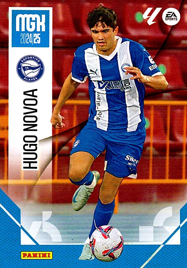 Megacracks 2024/2025 HUGO NOVOA D. Alaves Nº 22 SEGUNDA EDICION