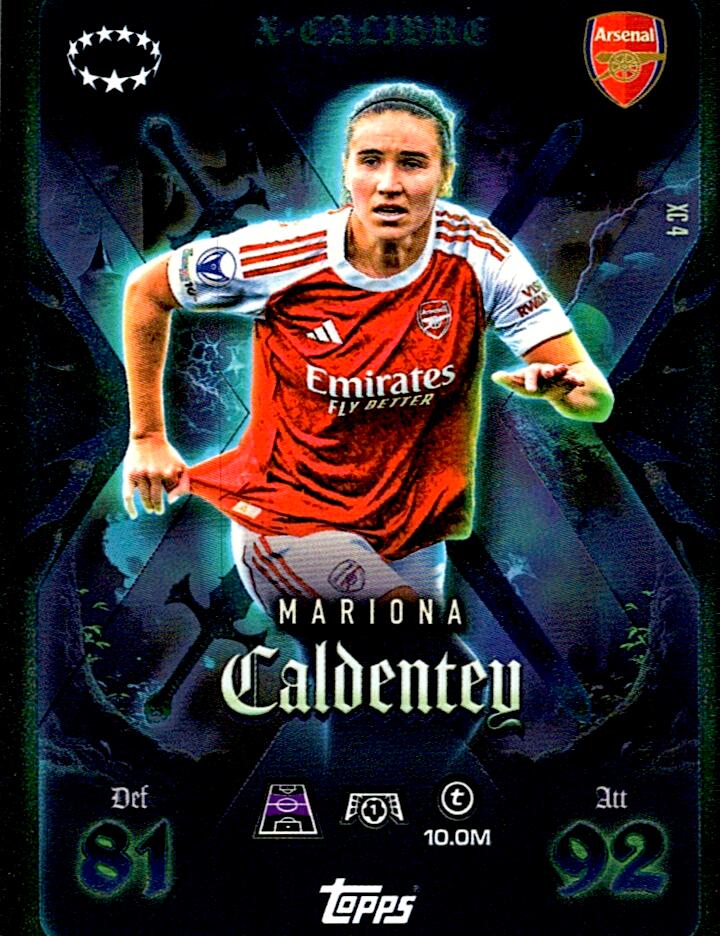 TOPPS MATCH ATTAX EXTRA 2025/26 MARIONA CALDENTEY X-CALIBRE NºXC4