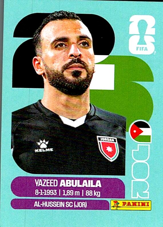 STICKERS FIFA WORLD CUP 2026 YAZEED ABULAILA NºJOR 2