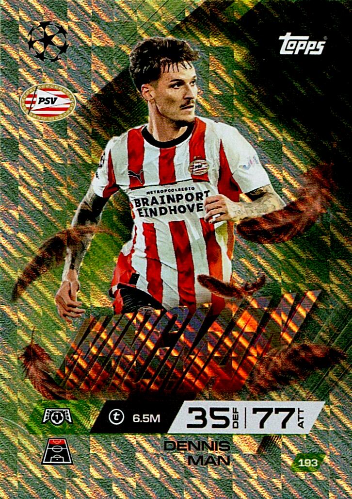 TOPPS MATCH ATTAX EXTRA 2025/26 DENNIS MAN WINGMAN Nº193