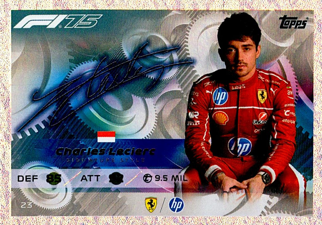 Turbo Attax 2025 CHARLES LECLERC AUTO nº23