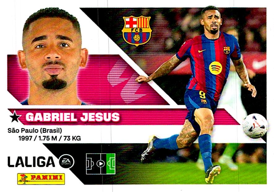 LIGA ESTE 2026/2027 GABRIEL JESUS FICHAJE Nº63 CUARTA EDICION