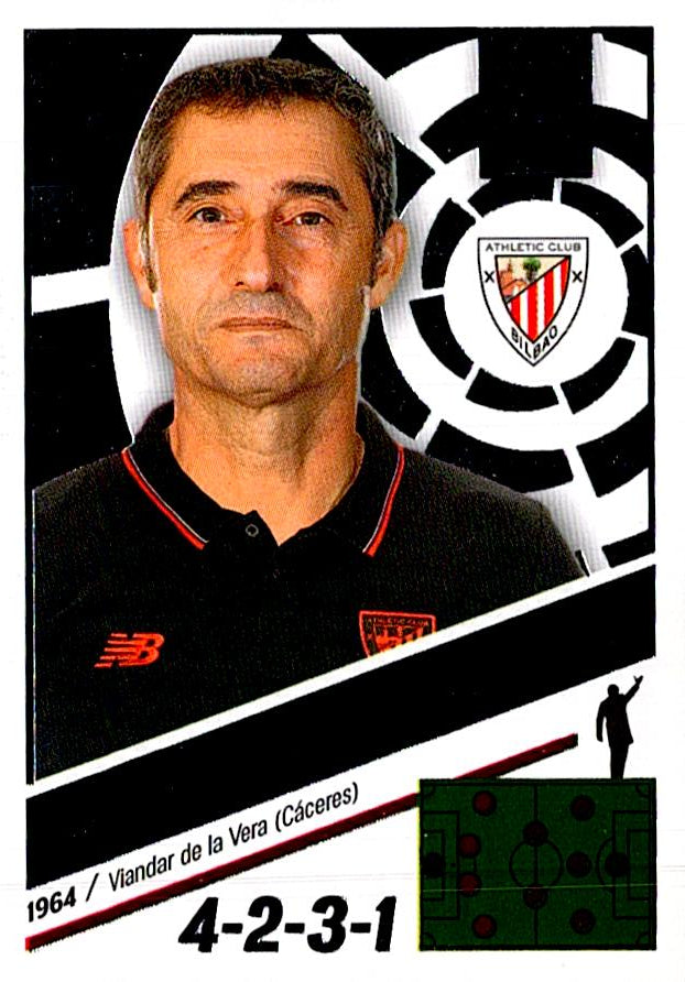 Cromo Liga Este 2022/2023 ERNESTO VALVERDE ATHLETIC CLUB Nº2
