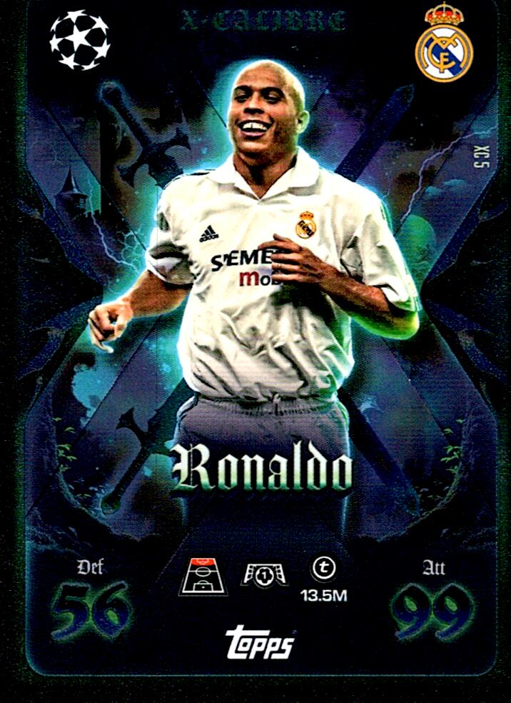 TOPPS MATCH ATTAX EXTRA 2025/26 RONALDO X-CALIBRE NºXC5