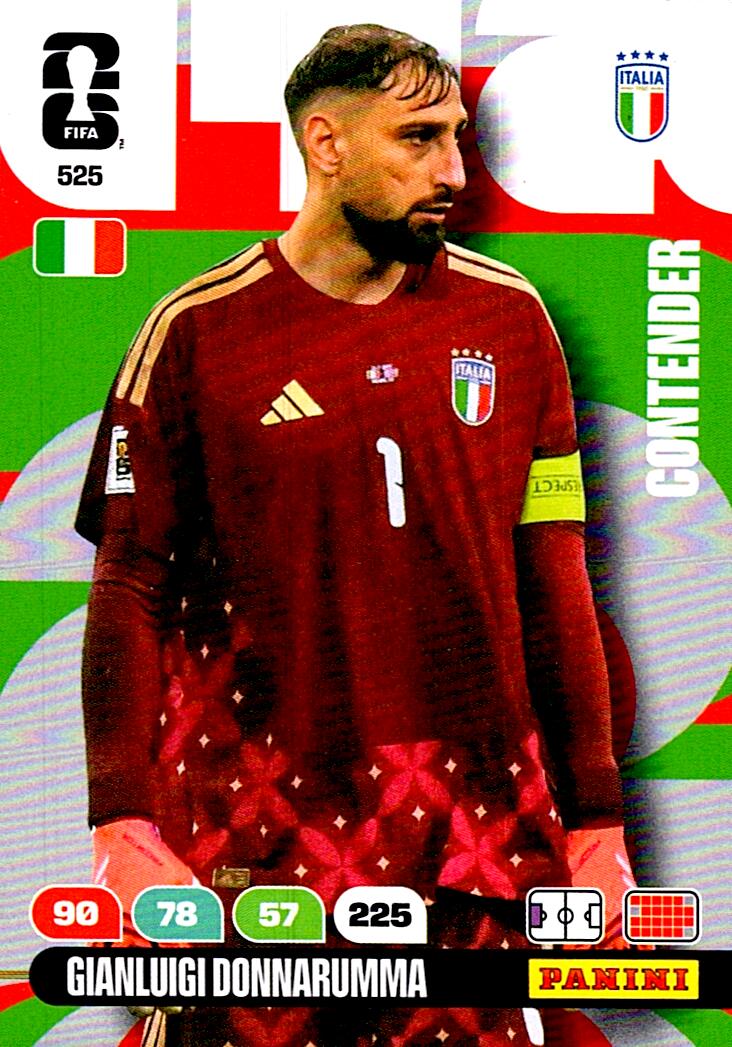 ADRENALYN WORLD CUP 2026 GIANLUIGI DONNARUMMA ITALY Nº525