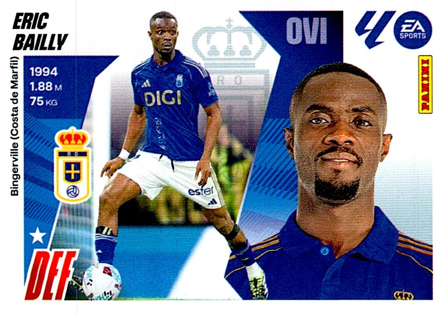 LIGA ESTE 2025/2026 ERIC BAILLY Nº7 BIS CUARTA EDICION