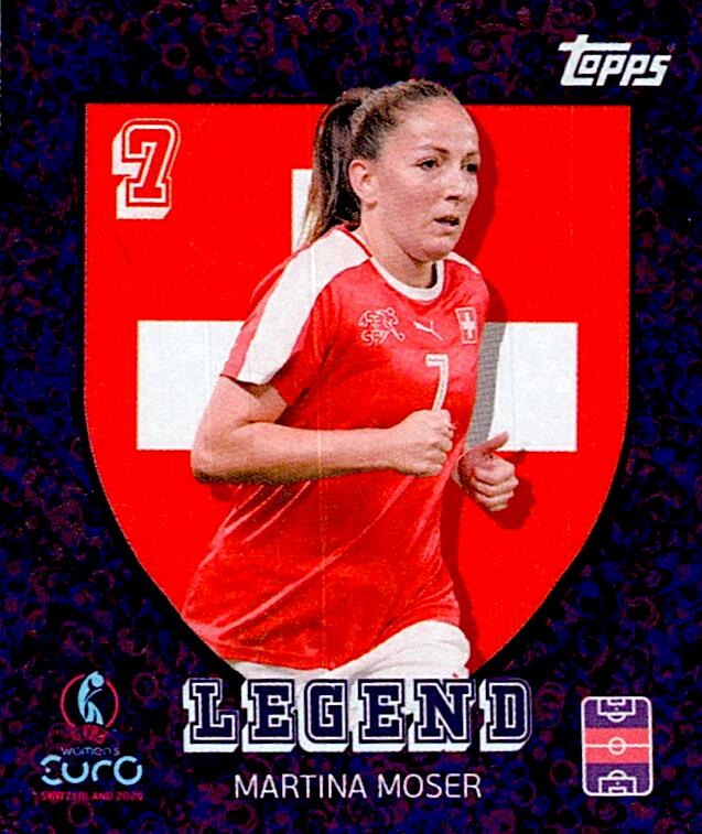 TOPPS WOMEN´S EURO SWITZERLAND 2025 MARTINA MOSER Nº307