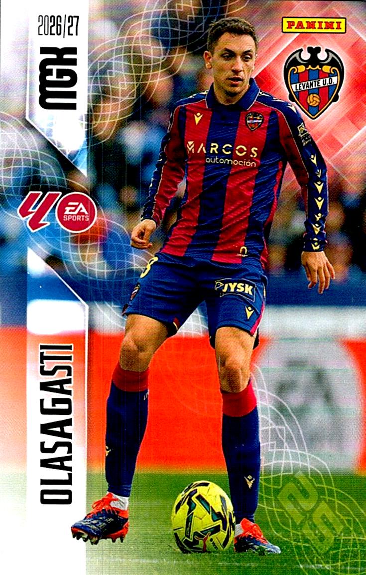 MEGACRACKS 2026/2027 OLASAGASTI LEVANTE UD Nº210 SEGUNDA EDICION