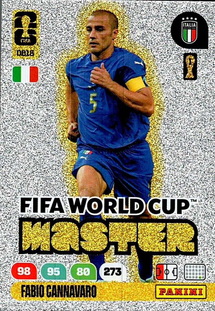 ADRENALYN WORLD CUP 2026 FABIO CANNAVARO NºDB18