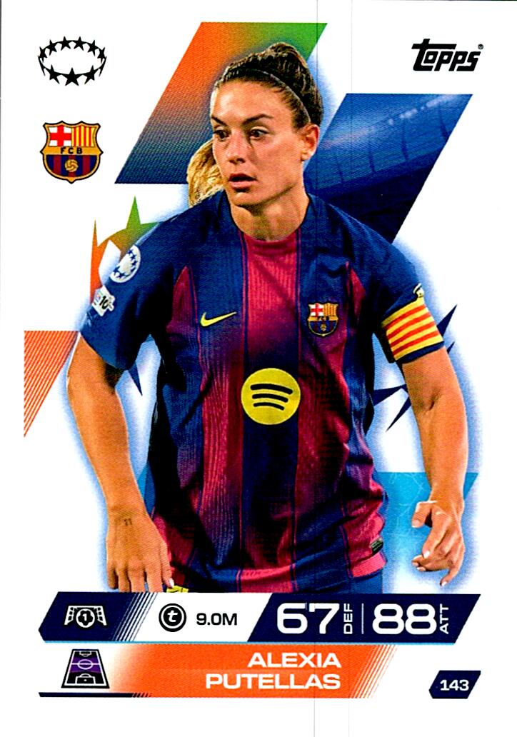 TOPPS MATCH ATTAX EXTRA 2025/26 ALEXIA PUTELLAS Nº143