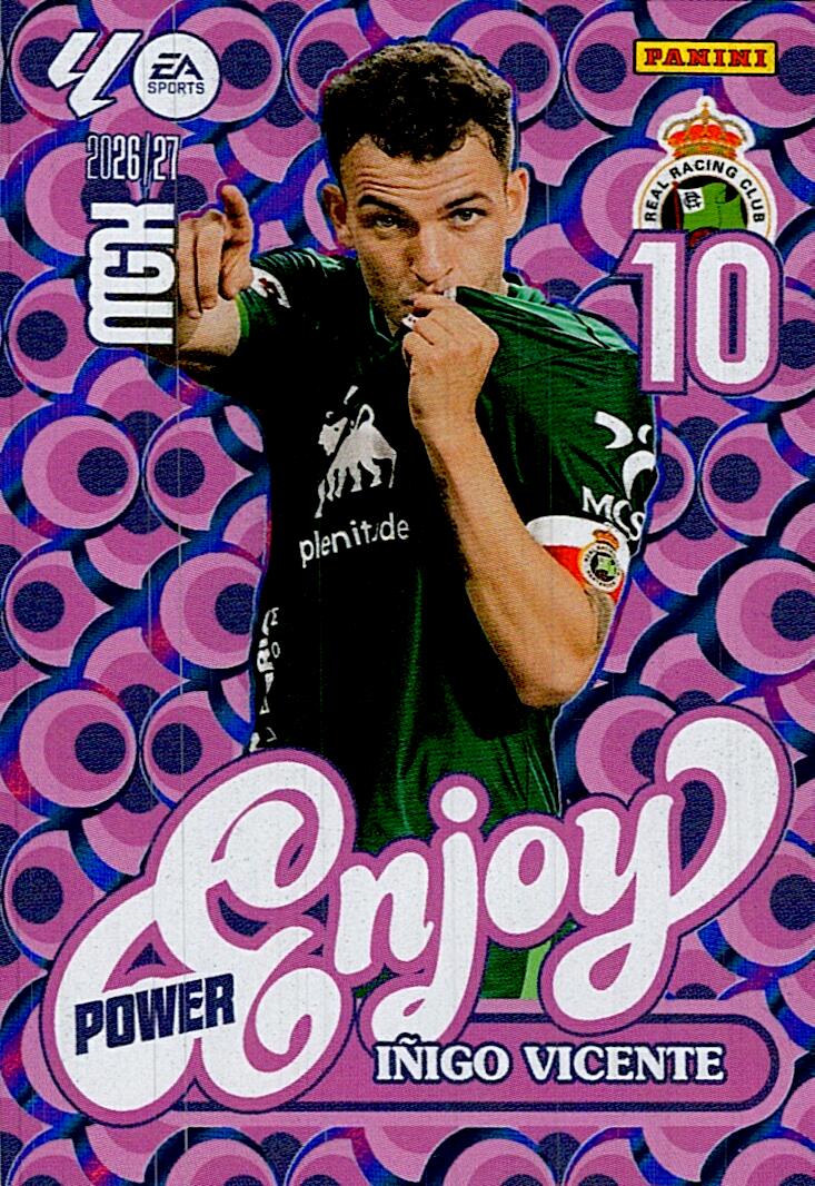MEGACRACKS 2026/2027 ENJOY POWER IÑIGO VICENTE REAL RACING CLUB Nº383P
