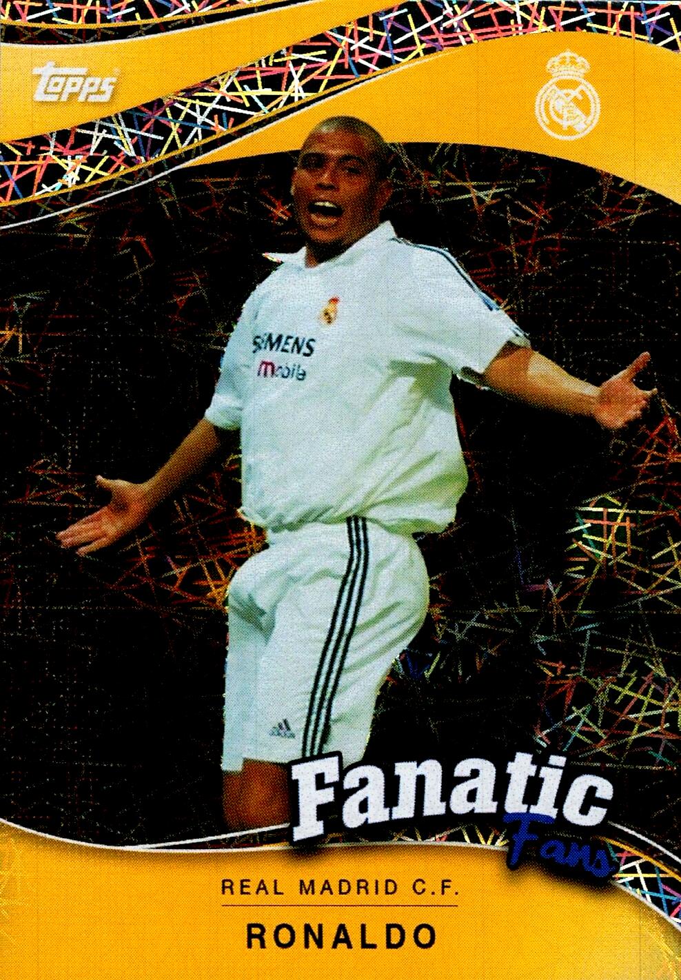 FAN SET REAL MADRID 2024/25 RONALDO FANATIC FANS ELECTRIC PARALLEL NºFF-3