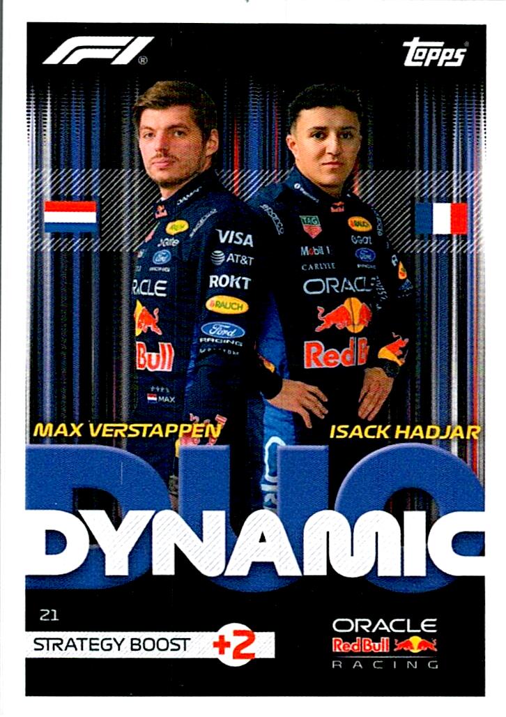 TURBO ATTAX FORMULA 1 2026 MAX VERSTAPPEN & ISACK HADJAR Nº21