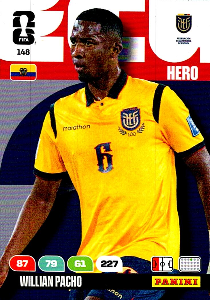 ADRENALYN WORLD CUP 2026 WILLIAM PACHO ECUADOR Nº148
