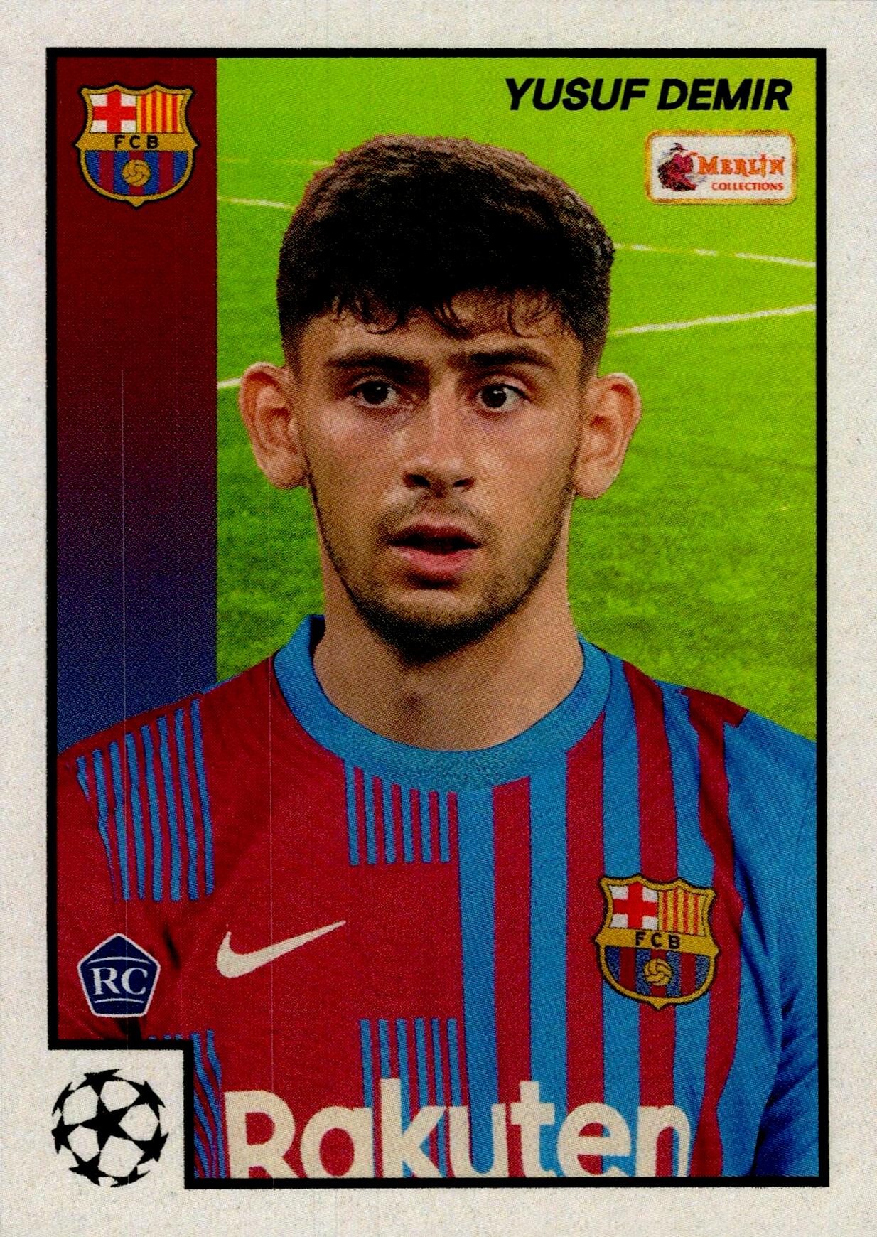 TOPPS MERLIN HERITAGE 97 2021/2022 YUSUF DEMIR Nº31 ROOKIE