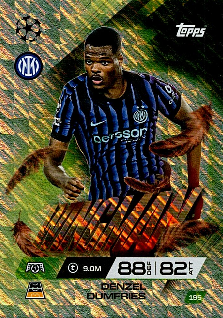 TOPPS MATCH ATTAX EXTRA 2025/26 DENZEL DUMFRIES WINGMAN Nº195