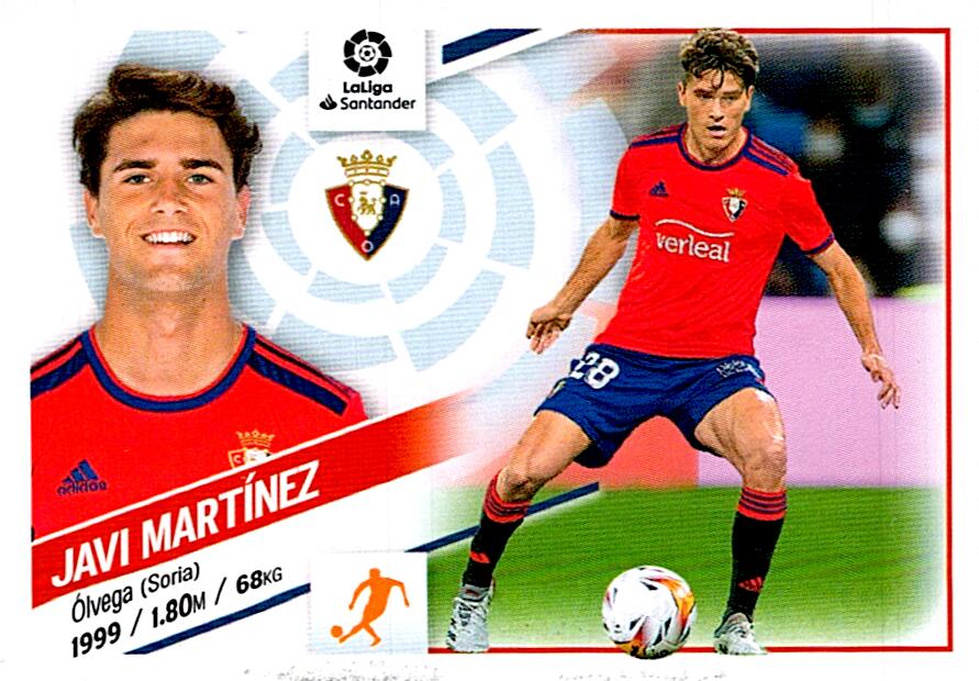Cromo Liga Este 2022/2023 JAVI MARTINEZ CA OSASUNA Nº14