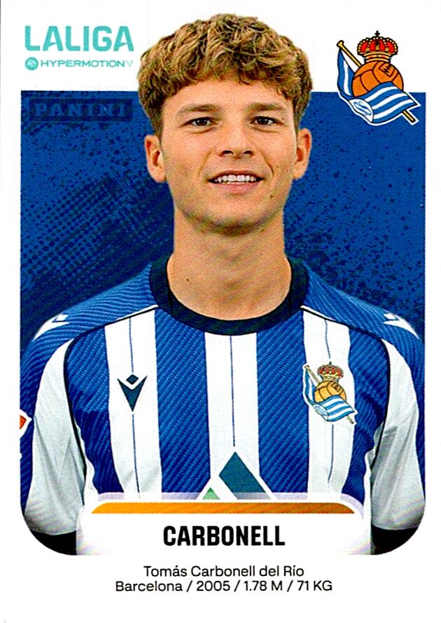 LALIGA HYPERMOTION 2025-26 CARBONELL REAL SOCIEDAD B Nº353