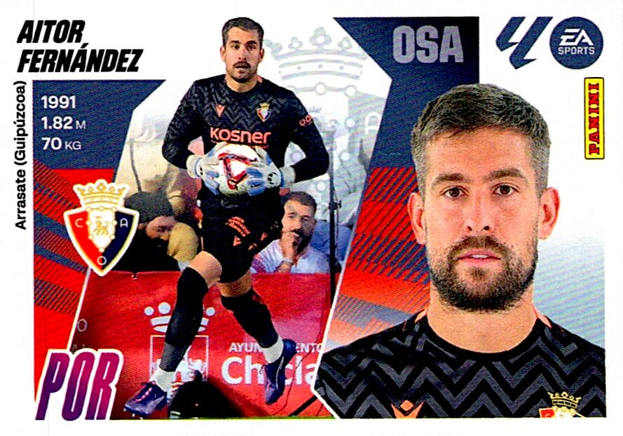 LIGA ESTE 2025/2026 CA OSASUNA AITOR FERNANDEZ Nº4