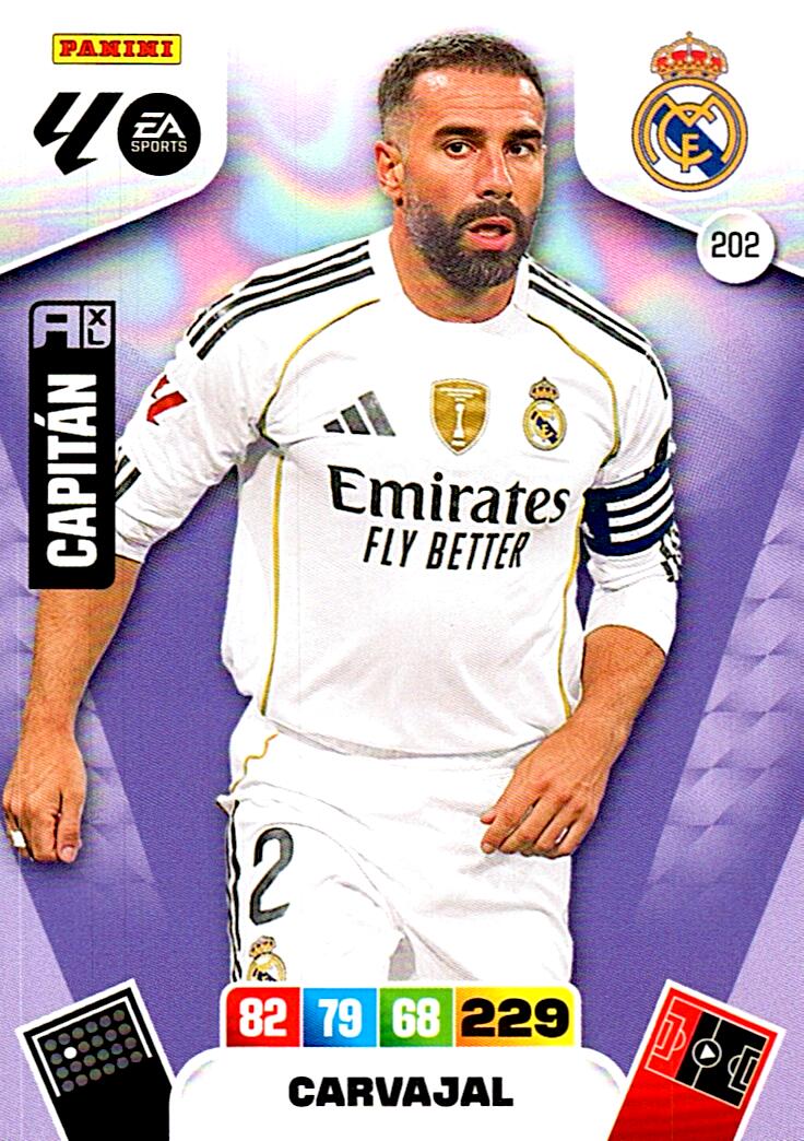 ADRENALYN LA LIGA 2025/2026 CARVAJAL REAL MADRID Nº202