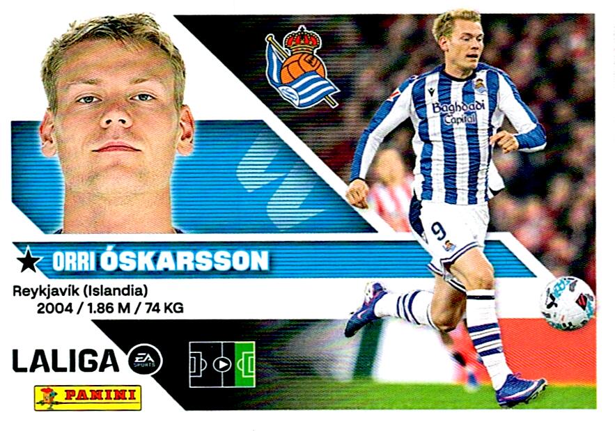 LIGA ESTE 2026/2027  REAL SOCIEDAD ÓSKARSSON Nº19