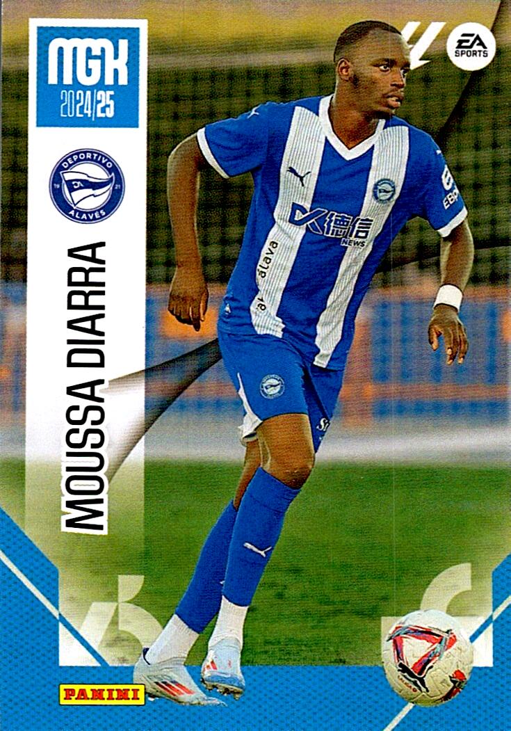 Megacracks 2024/2025 MOUSSA DIARRA D. Alaves Nº 25 SEGUNDA EDICION