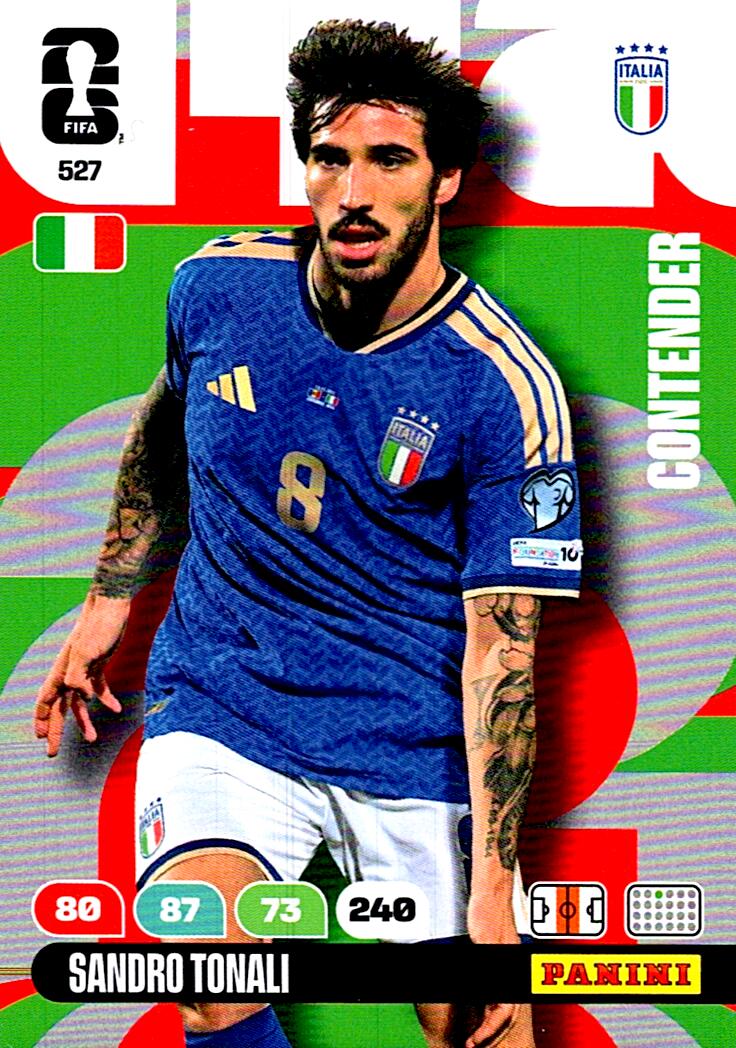 ADRENALYN WORLD CUP 2026 SANDRO TONALI ITALY Nº527