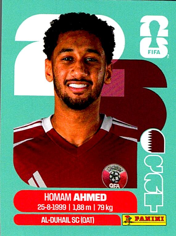 STICKERS FIFA WORLD CUP 2026 HOMAM AHMED NºQAT 5