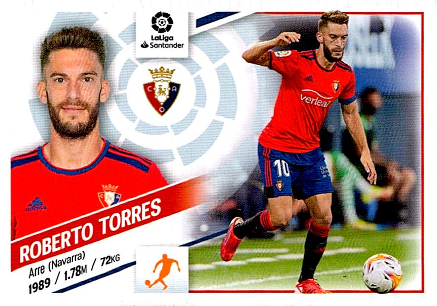 Cromo Liga Este 2022/2023 ROBERTO TORRES CA OSASUNA Nº15
