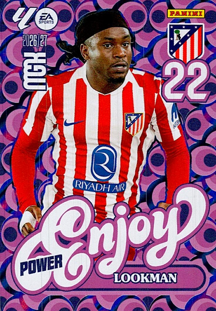 MEGACRACKS 2026/2027 ENJOY POWER LOOKMAN ATLÉTICO DE MADRID Nº385P